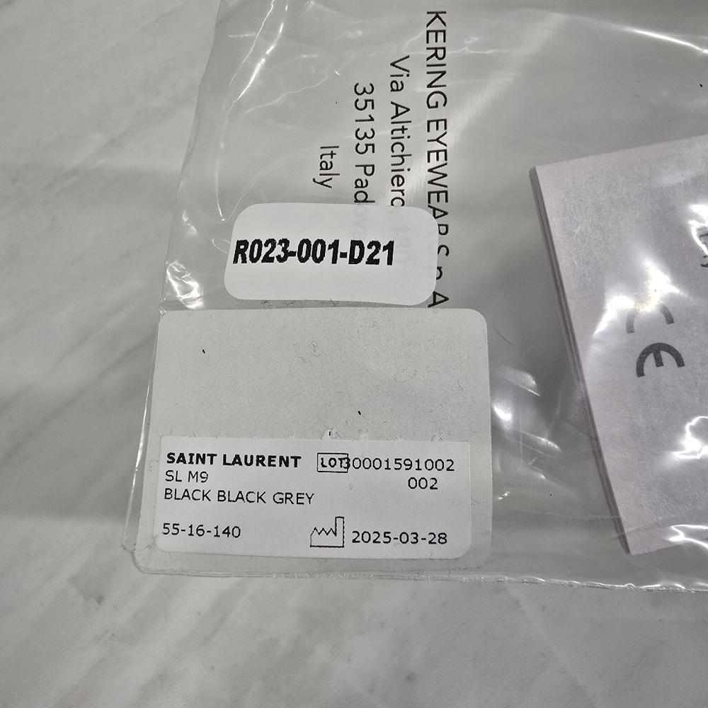 Yves Saint Laurent Black Square Sunglasses - Picture 5 of 16